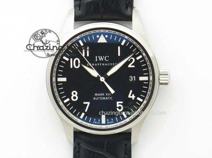 MIROTIME 0130 Big Pilot IW329701 M+F 1:1 Best Edition Black Dial on Brown Leather Strap MY RelaxedFit 7005